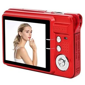 Kaartcamera, Kaart Digitale Camera Videorecorder, 2,7 Inch LCD-scherm, 32 GB Geheugenkaart voor Studentenfotografie (rood)