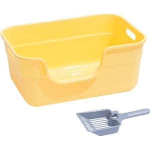 Kattentoilet, kattenbak, extra diepe kattenpan, toilet voor katten, anti-morsen, kattenbak, huisdierbenodigdheden voor konijnen, kittens, huisdierbenodigdheden
