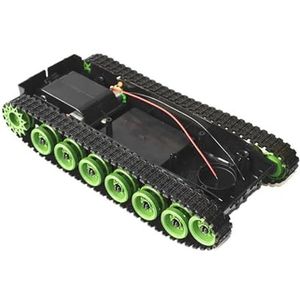 Op afstand bestuurbaar metalen chassis Voor Arduino Microcontroller Intelligente Schokabsorptie Tank Crawler Chassis Robot Speelgoed Platform DIY Modificatie