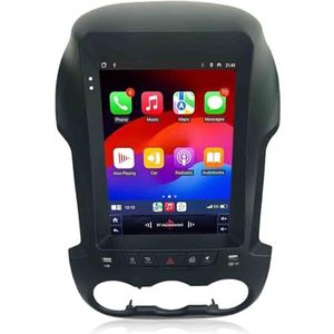 Android 14 2 Din Autoradio 9in Auto Stereo voor Ford Ranger F250 2012-2015 met Draadloze Carplay Android Auto Bluetooth GPS Navigatie FM Radio WIFI Stuurwielbediening(H-4(4G+64G))