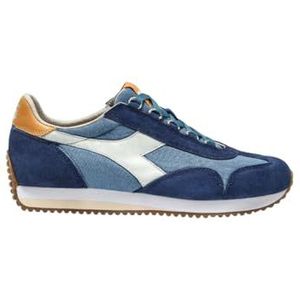 Diadora Heritage Equipe H Canvas SW Sneakers, uniseks, blauwe kooi, 42.5 EU