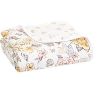 aden + anais Dream Babydeken - 1 stuks, groot ademend beddengoed van 100% katoen, babydekens voor pasgeborenen en baby's, jongens en meisjes, babyshower of cadeau | Earthly