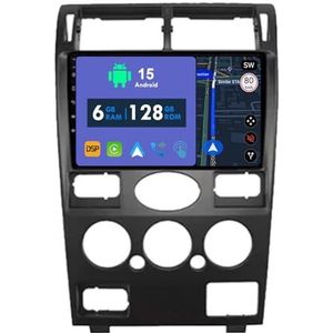 RoverOne Autoradio GPS voor Ford Mondeo Fusion 3 2000-2007 Carplay Android Auto Stereo Hoofdeenheid Bluetooth WiFi Radio Speler Sat Navigatie