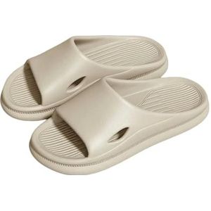 XYNM Slippers Antislip Slides Lichtgewicht Open Teen Sneldrogende Badkamer Strand Zomer Indoor Outdoor Eva Slipper, Koffie, 40-41