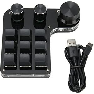 BROLEO Mechanisch toetsenbord met één hand, OSU Gaming Toetsenbord, Plug and Play Drive, draagbaar, universeel, voor games