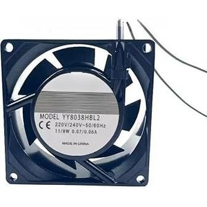 LSGDCTI 38mm Double Ball Bearing Fan for YY8038HBL2 AC220V A80 Machine - Low Noise & Compact Design