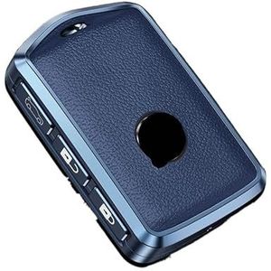 Autosleutel beschermhoes Lederen Metalen Autosleutel Case Cover Shell Fob Voor Volvo XC60 XC40 XC90 S90 V60 S60 V90 2010-2022 Houder Protector Fob Accessoires Sleutel Shell(4)