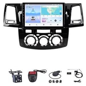 Android 13 Multimedia Speler Auto Radio GPS Navigatie Draadloze Carplay Auto Plug En Play Voor Toyota Fortuner Hilux Revo Vigo 2008-2014(WIFI 1G+16G B)