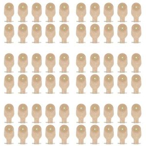 Bcowtte 60 x Stoma-zakken, eendelig, leostomie stoma verzorging, 20-60 mm, economische afvoer, ventiel, colostomie zak