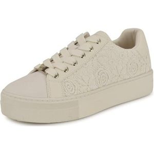 Nine West Dames Gatspy Sneaker, ivoor 150, 9 UK, Ivoor 150, 42 EU