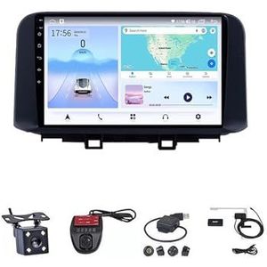 9 Inch Autoradio Voor Hyundai Encino Kona 2018-2019 Carplay Android Navigatie GPS Bluetooth Multimedia Speler Smart Automotive Systeem(WIFI 1G+16G)