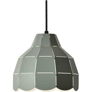 TONFON Creatieve industriële kroonluchter E27 metalen lampenkap hanglamp Scandinavisch eenvoudig hanglicht for keukeneiland woonkamer slaapkamer nachtkastje eetkamer hal plafondlamp (Color : Gray)