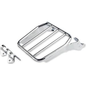 Bagagerek Motorfietsen Motorfiets Achter Bagagerek Houder Beugel Voor FLDE Voor FLHC Voor FLHCS Voor FXBB Voor Deluxe 2018-2021 Bagagedrager Ondersteuning Plank(Zilver)