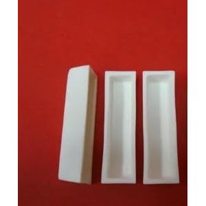 110x24x17mm 99,5% Al2O3 hoge zuiverheid en thermische vierkante korund smeltkroes/aluminiumoxide keramische boot