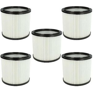 vhbw 5x ronde filter geschikt voor multifunctionele zuiger Einhell BT-VC 1450SA, BT-VC 1500 SA, BVC 1250-S, BVC 1250S