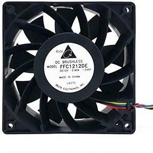 Koelventilator voor FFC1212DE Delta 12cm 12038 120mm DC 2.4A Kogellager Geweldventilator