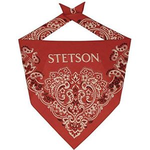 Stetson Paisley Bandana Dames/Heren - hoofddoek hoofdband voor Zomer/Winter - One Size rood