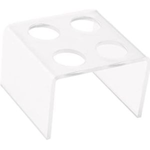 4 gaten siliconen lippenstift schimmel houder lippenbalsem mal stand voor doe-het-zelf lippenstift