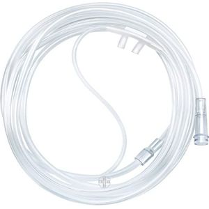 AIESI® Zuurstofbrillen transparante voor kinderen met 2,1 meter slang HOSPIGEN (Pak van 10 stuks)