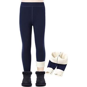 Thermolegging voor Meisjes Gevoerde Legging met Fleece Winter Lange Thermische Broek voor Kinderen Verdikt Warm Ondoorzichtig Elastisch
