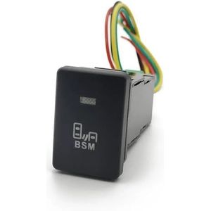 Blauw/Groen/Oranje Geschikt voor Toyota Camry Prius Corolla PRADO Auto LED-licht BSM-bedieningsknop(Green light)