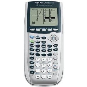 Texas Instruments TI-84 Plus Silver Edition Graphing Calculator, Silver