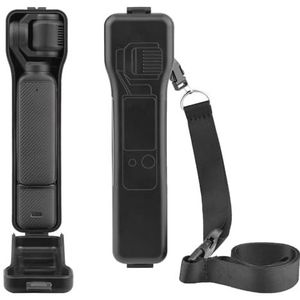 BeisDirect Mini Draagtas voor DJI Osmo Pocket 3 Camera Draagbare Handtas Opbergtas voor Osmo Pocket3 Accessoires met Lanyard, Zwart, Zwart, 5.3*4.2*19.7cm, draagtas