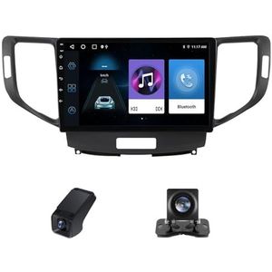 9inch Car Radio Touchscreen geldt voor Honda Accord 8 2008-2012, Achteruitrijcamera Compatibel met CarPlay/Android Auto/Bluetooth5.0 FM/RDS/AM Radio/4GLTE 5GWIFI GPS-navigatie(NF-2)
