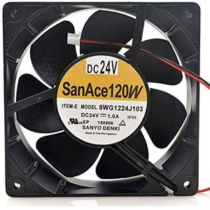 9WG1224J103 2pin 24V 1.0A 12038 12CM large volume of violent waterproof heat radiation fan