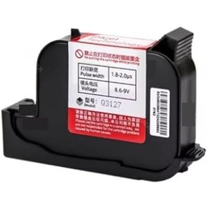 27 talen 25,4 mm 1 inch afdrukhoogte Vervaldatum Logo-etiketcodering Draagbare thermische inkjetprinter voor Tekst Barcode Datum Tijd, etc(Only 1 Red ink)