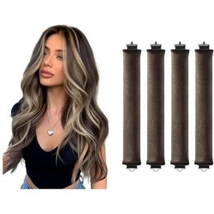 Shaorangrang Warmtevrij fluwelen ijzer, krultang voor de nacht, zachte krultang voor alle haarstijlen