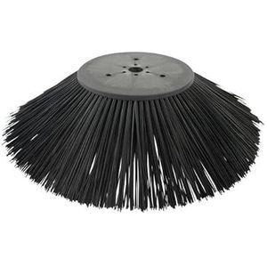 Zijbezem geschikt voor Kärcher KM75/40W, KM85/50W, KM85/50R-Bp, KM90/45R, KM90/60R, KMR1000T, KMR1050, KMR-Trac, KSM950 - Poly 1,4 glad zwart