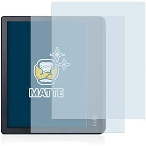 BROTECT 2x Antireflecterende Beschermfolie voor Kobo Sage Anti-Glare Screen Protector, Mat, Ontspiegelend