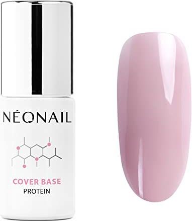 NÉONAIL UV-Nagellak - Base Coat Gel UV - Cover Base Protein Light Nude 7,2 ml - Onderlak voor Nagels - Modeling Base - UV-lak - Gel - Nagels - Nageldesign