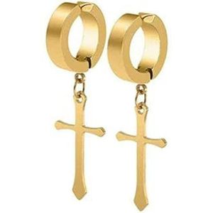 1 paar 316L roestvrijstalen magnetische oorbellen voor mannen en vrouwen Clip-on niet-piercing Cool Earrings Set