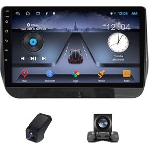 9inch Car Radio Touchscreen geldt voor Hyundai H1 2 Grand Starex TQ 2017-2022, Achteruitrijcamera Compatibel met CarPlay/Android Auto/Bluetooth AM FM/RDS Radio GPS-navigatie(NF-1)