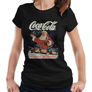 Coca Cola Santa Feestdagen komen kerst vrouwen T-Shirt