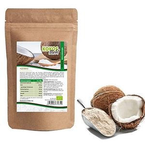 Mynatura Biologische kokosmeel 2000 g I kokosnoot gemalen I veganistisch I meel I glutenvrij I lactosevrij I natuurproduct I cholesterol-vrij BIO (DE-ÖKO-044) (200 g)