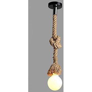 Hanglamp hanglamp vintage van touw E27 lamp LED 12 W of 18 W 230 V