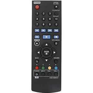 ALLIMITY AKB73896401 afstandsbediening geschikt voor LG Blu-ray Disc DVD Player BP135 BP135W-N BP155 BP165 BP175 BP240-P BP250-N BP255-N BP300 BP335W-N BP340 BP350-N bpm25