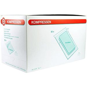 Mullcompressen 10x20cm 8-voudig steriel 50 stuks