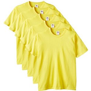 FRUIT VAN DE LOOM Heren Heavy T-Shirt (Pack van 5)