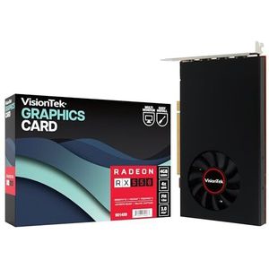 VisionTek Radeon RX 550 4 GB GDDR5 4K monitor grafische kaart, 4x HDMI-uitgangen, Radeon Freesync 2, PCI Express 3.0, DirectX 12, busaangedreven - 901459