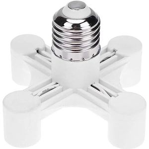 Conversor voor lampaansluiting E27 naar 3 E14 en E27 naar 4 E14 fitting adapter(4 to 1)