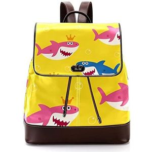 Gepersonaliseerde casual dagrugzak tas voor tiener haai schooltassen boekentassen, Meerkleurig, 27x12.3x32cm, Rugzak Rugzakken