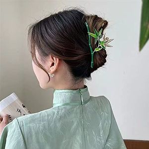 Claws Clips, Haaraccessoires, Koreaanse Metalen Bamboe Haarklauw Vrouwen Haarspeld Grab Clip Vrouwelijke Grote Haai Clips Haaraccessoires 2 (Kleur: 4) 4 (Color : 108)