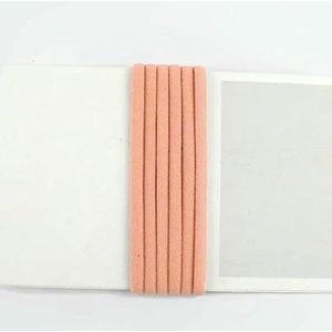 5/10/20M 3,0 mm/5 mm ronde elastische koord voor haarband polyamide band bh-band naaien rubberen tape DIY webbing accessoires-abrikoos-5 mm-20 meter