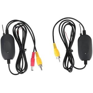 Achteruitkijkcamera 12V Auto Achteruitrijcamera 4/8 LED Kentekenplaathouder Parkeersensor 2.4G Reverse Vedio-ontvanger Achteruitrijcamera (Maat : Wireless Transmitter)