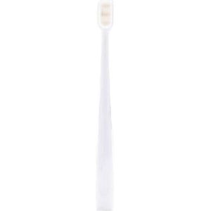 Miljoen tandenborstel ultrafijne zachte tandenborstel antibacterieel beschermen gezondheid reizen draagbare tandenborstel mondhygiëne gereedschap (kleur: BL-wit 1 stuks)