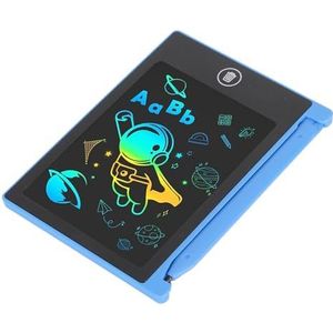 Elektronisch Tekentablet, Uitwisbare en Waterdichte Oogbescherming Klein 4,4-inch Kleuren-LCD-schrijftablet Drukgevoelig voor Het Maken van Aantekeningen (Blauw)